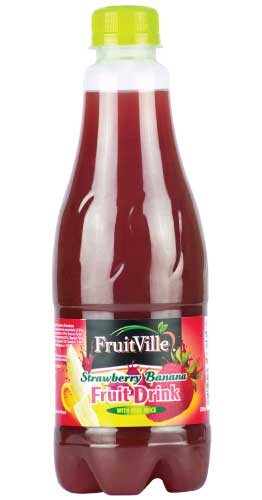FruitVille Strawberry Banana Drink