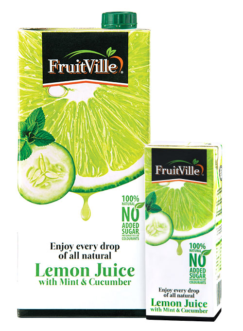 FruitVille Lemon Juice with Mint & Cucumber
