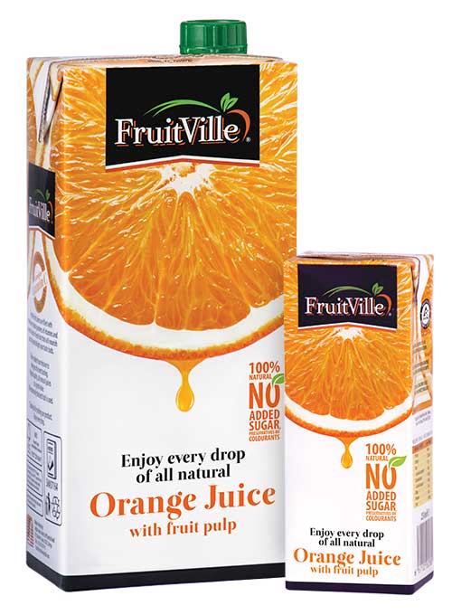 FruitVille Orange Juice With Fruit Pulp